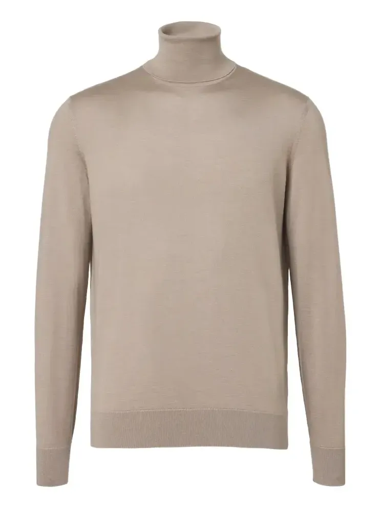 Cashmere and silk turtleneck sweater