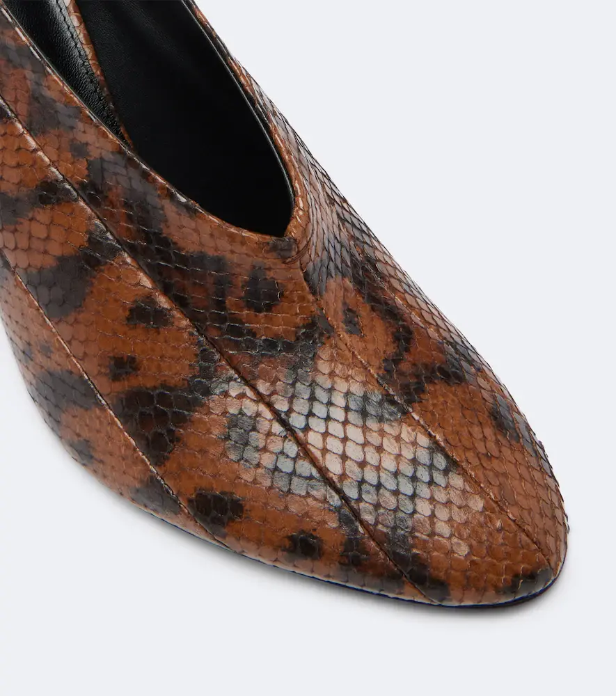 Proenza Schouler Tee snake-effect leather pumps | Thumbnail 4 Proenza Schouler Tee snake-effect leather pumps | Thumbnail 4