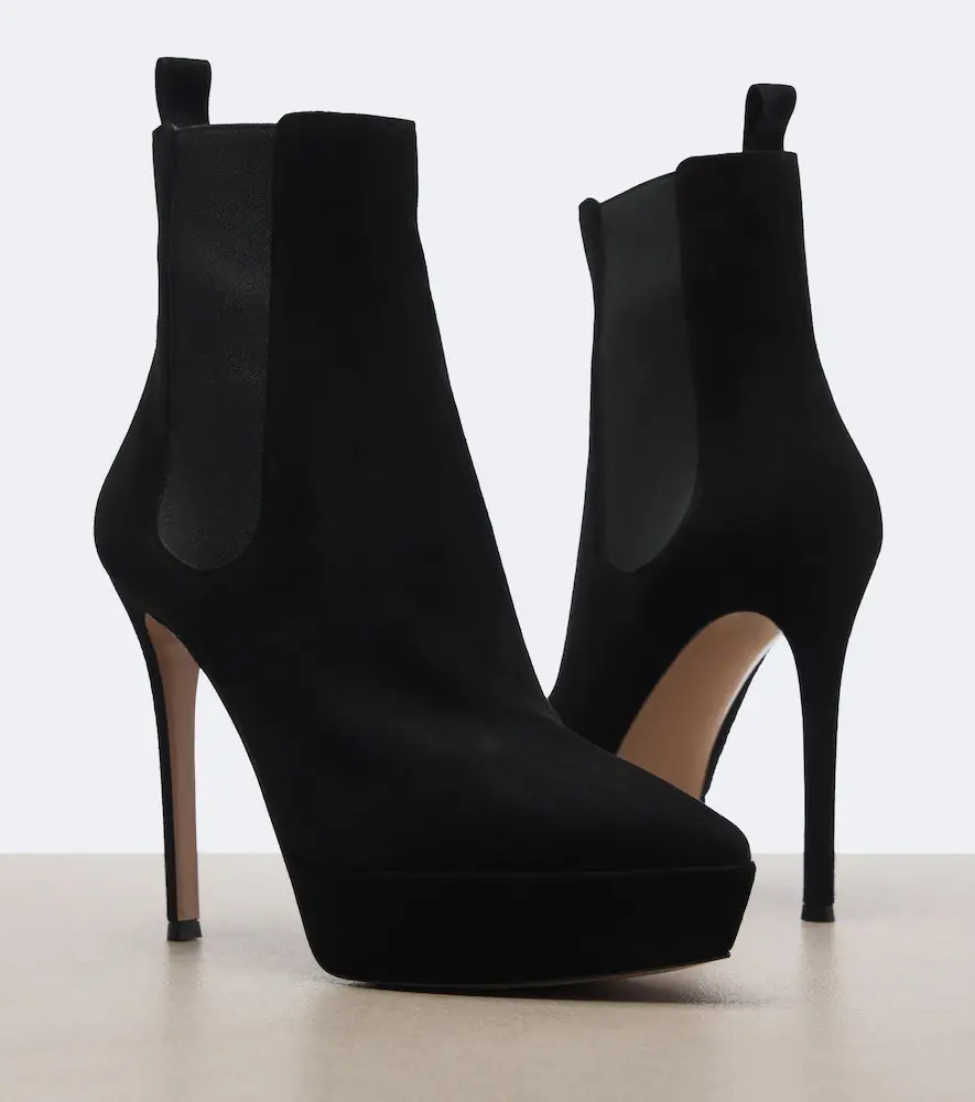 Gianvito Rossi Suede platform ankle boots | Thumbnail 2