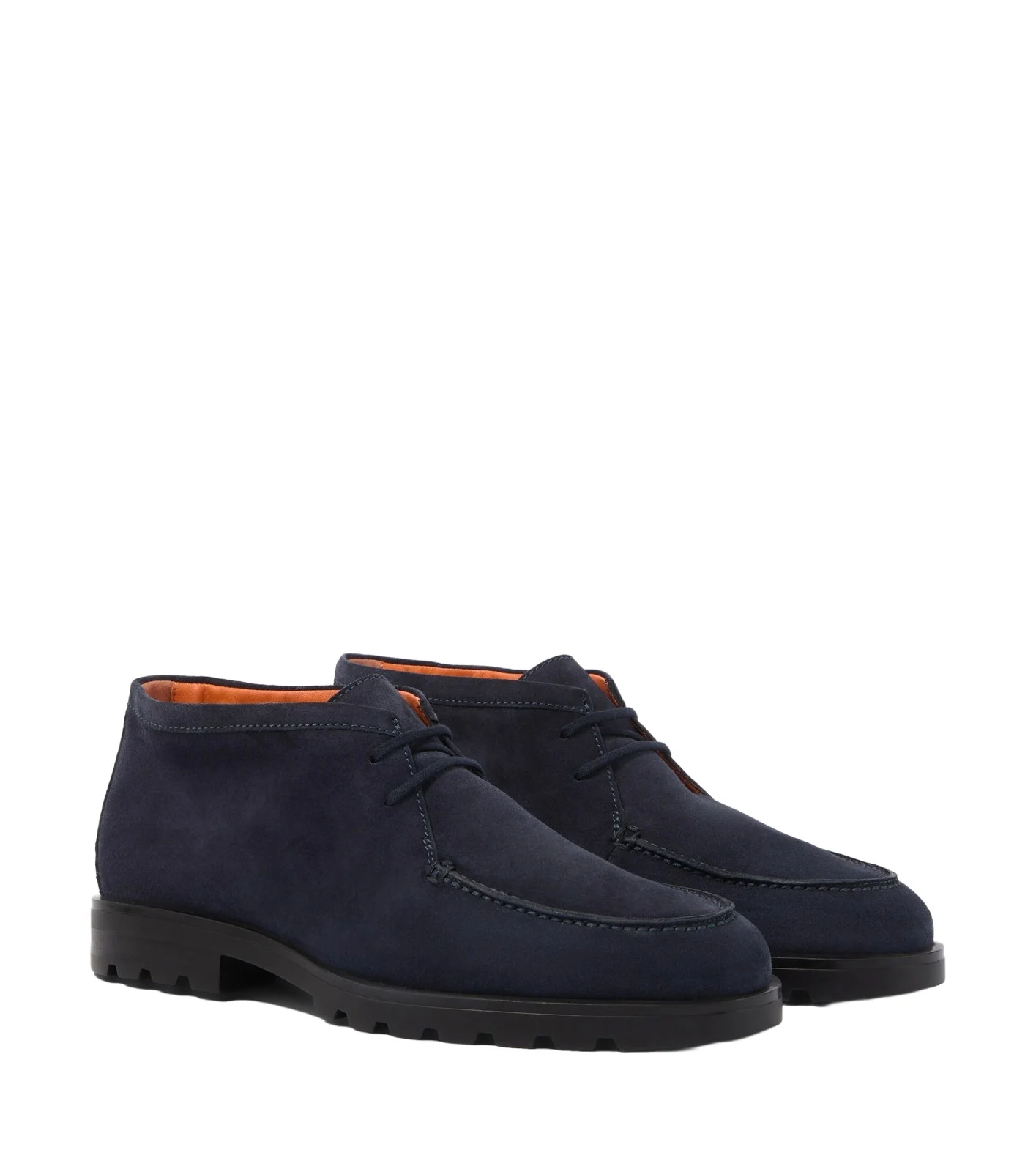 Santoni Rock Wallabee suede boots