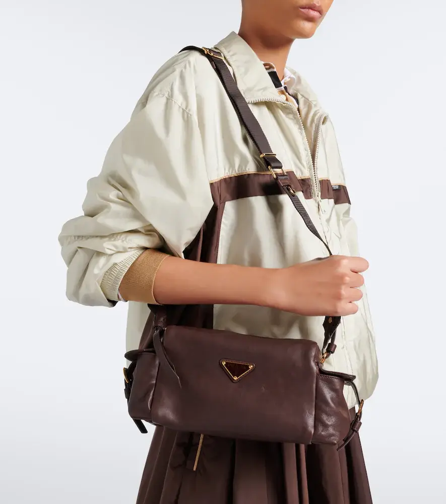 Prada Explore Small leather shoulder bag | Thumbnail 7