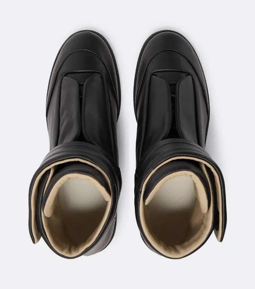 Maison Margiela Future leather high-top sneakers | Thumbnail 3 Maison Margiela Future leather high-top sneakers | Thumbnail 3