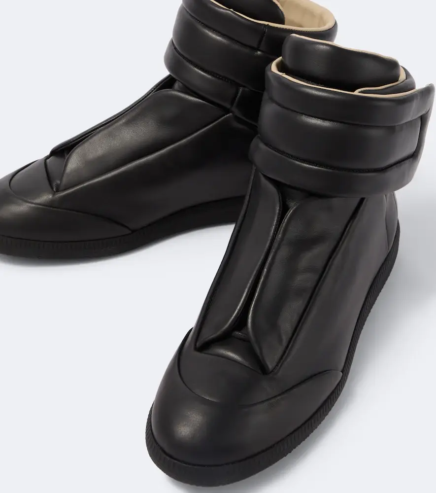 Maison Margiela Future leather high-top sneakers | Thumbnail 6 Maison Margiela Future leather high-top sneakers | Thumbnail 6