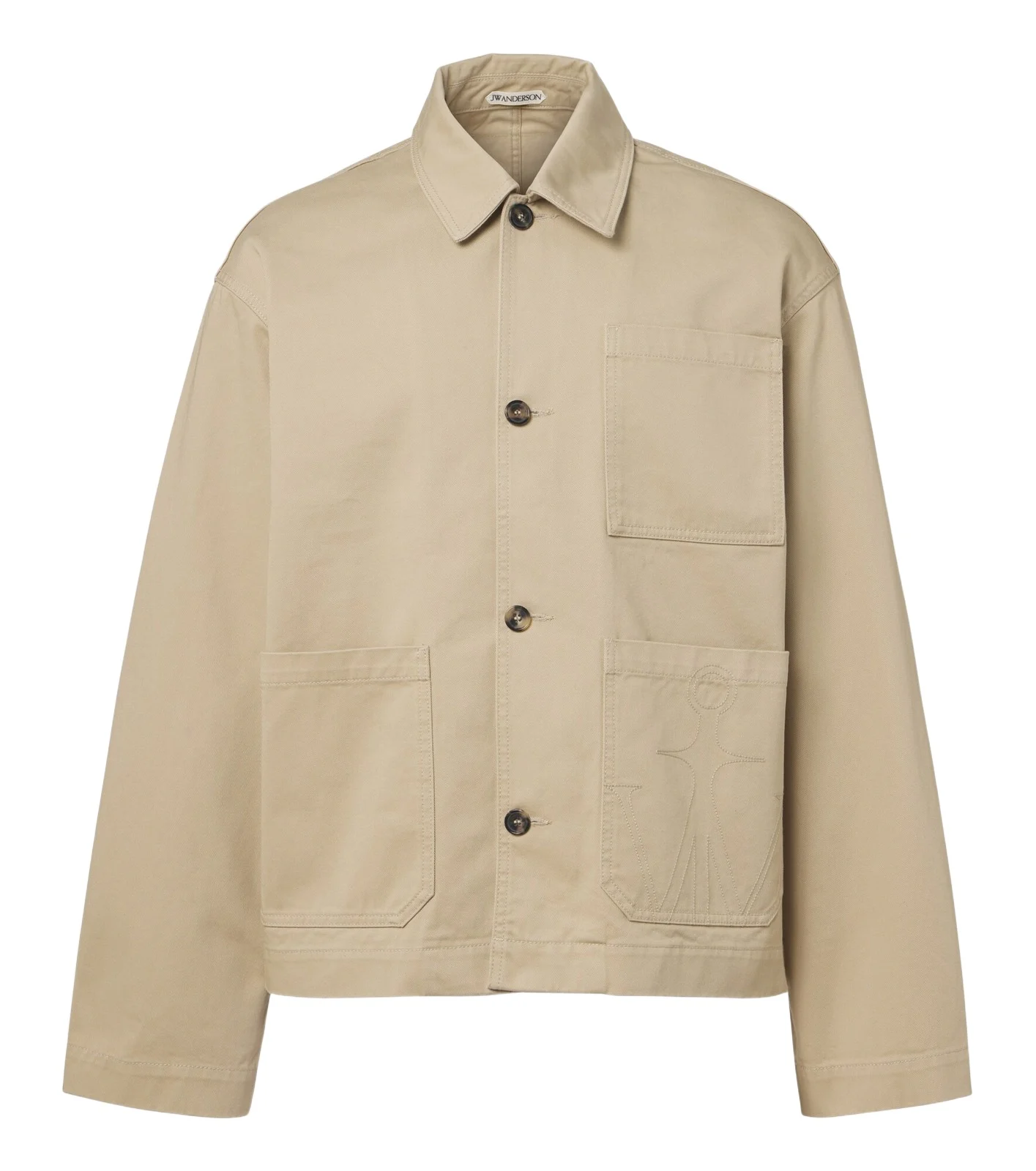 Embroidered cotton canvas jacket Embroidered cotton canvas jacket