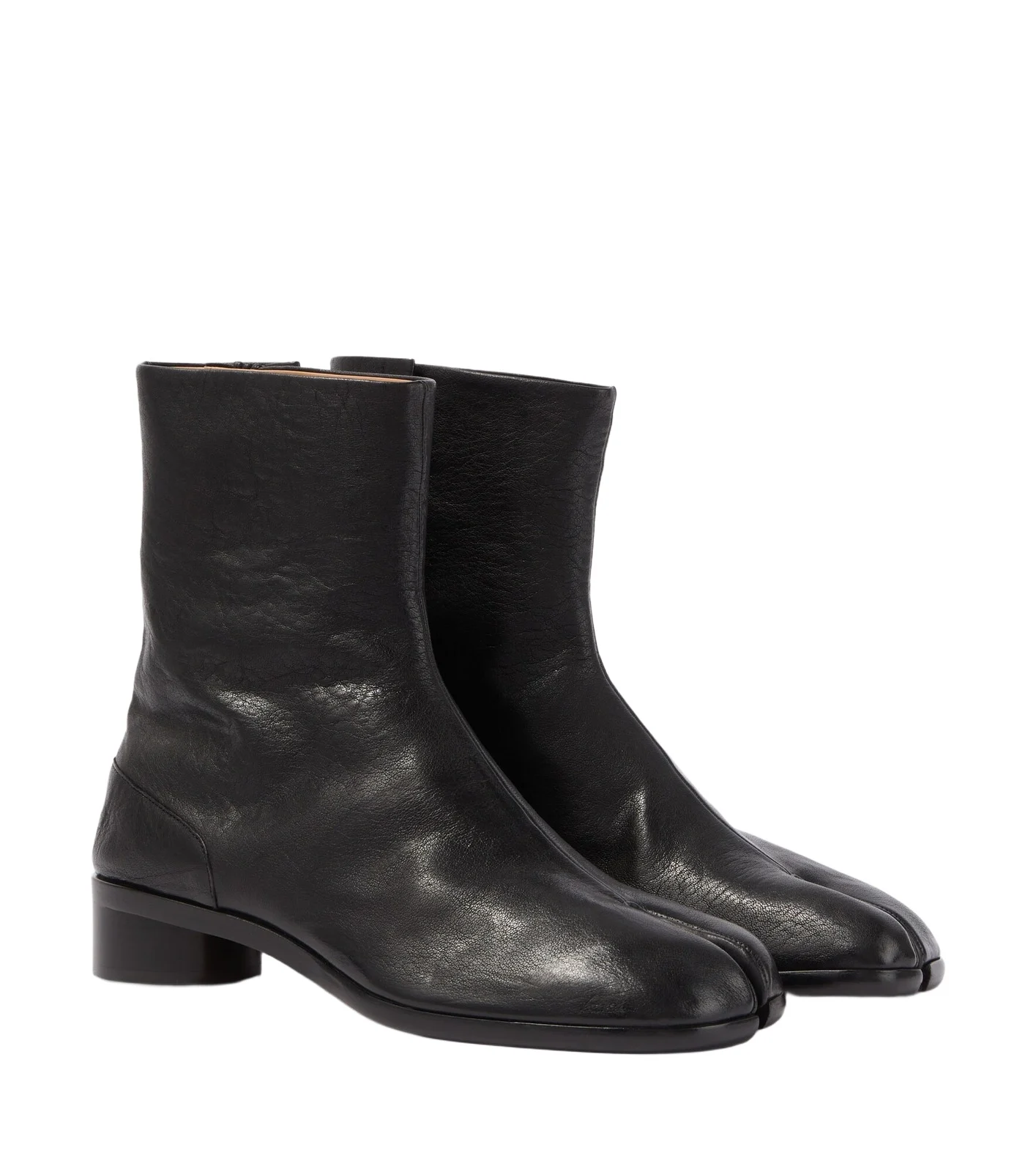 Maison Margiela Tabi leather ankle boots