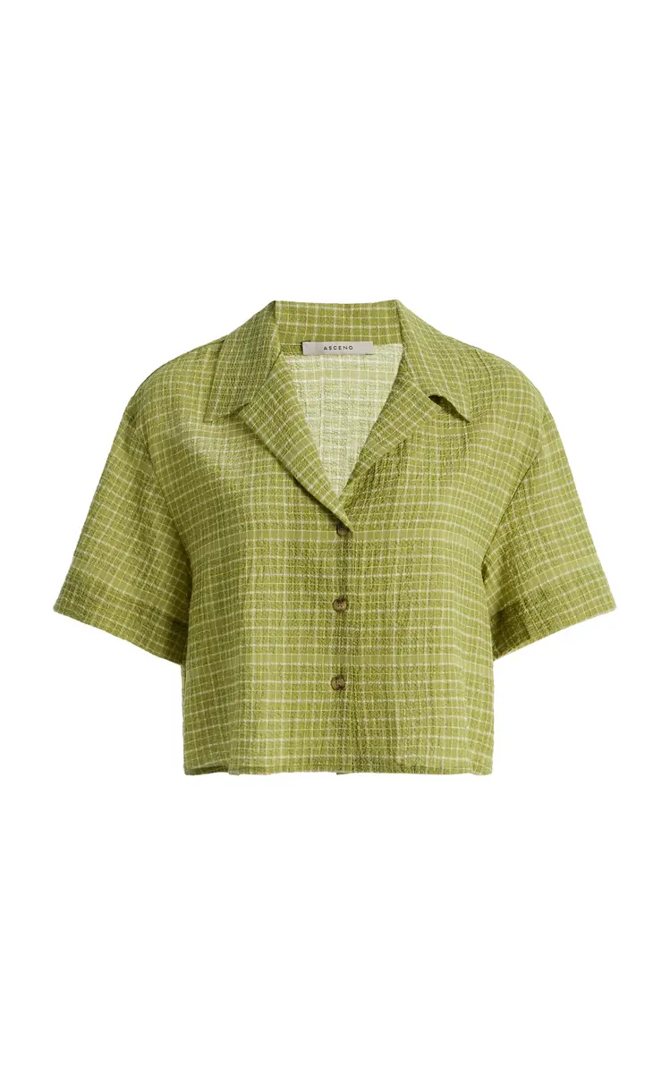 ASCENO The Lincoln Cotton-Blend Shirt | Image 1 ASCENO The Lincoln Cotton-Blend Shirt | Image 1