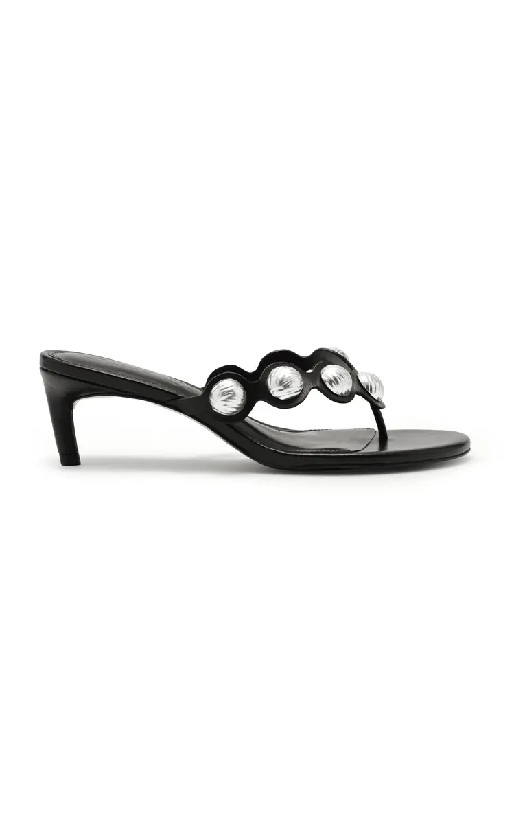 Cult Gaia Anora Leather Sandals | Thumbnail 4