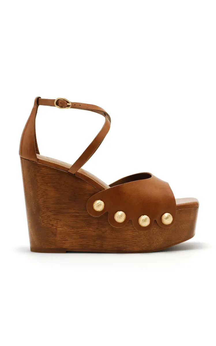 Cult Gaia Orly Platform Leather Sandals | Thumbnail 3