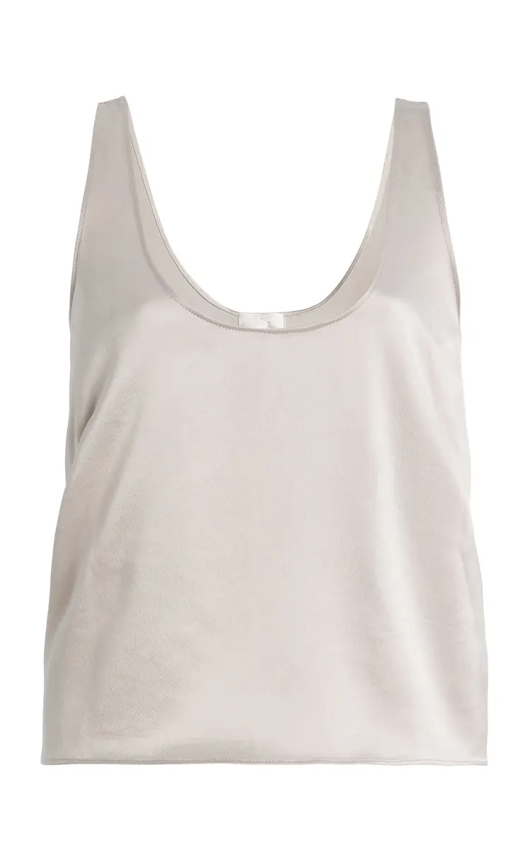 Leset Barb Satin Tank Top | Image 1 Leset Barb Satin Tank Top | Image 1