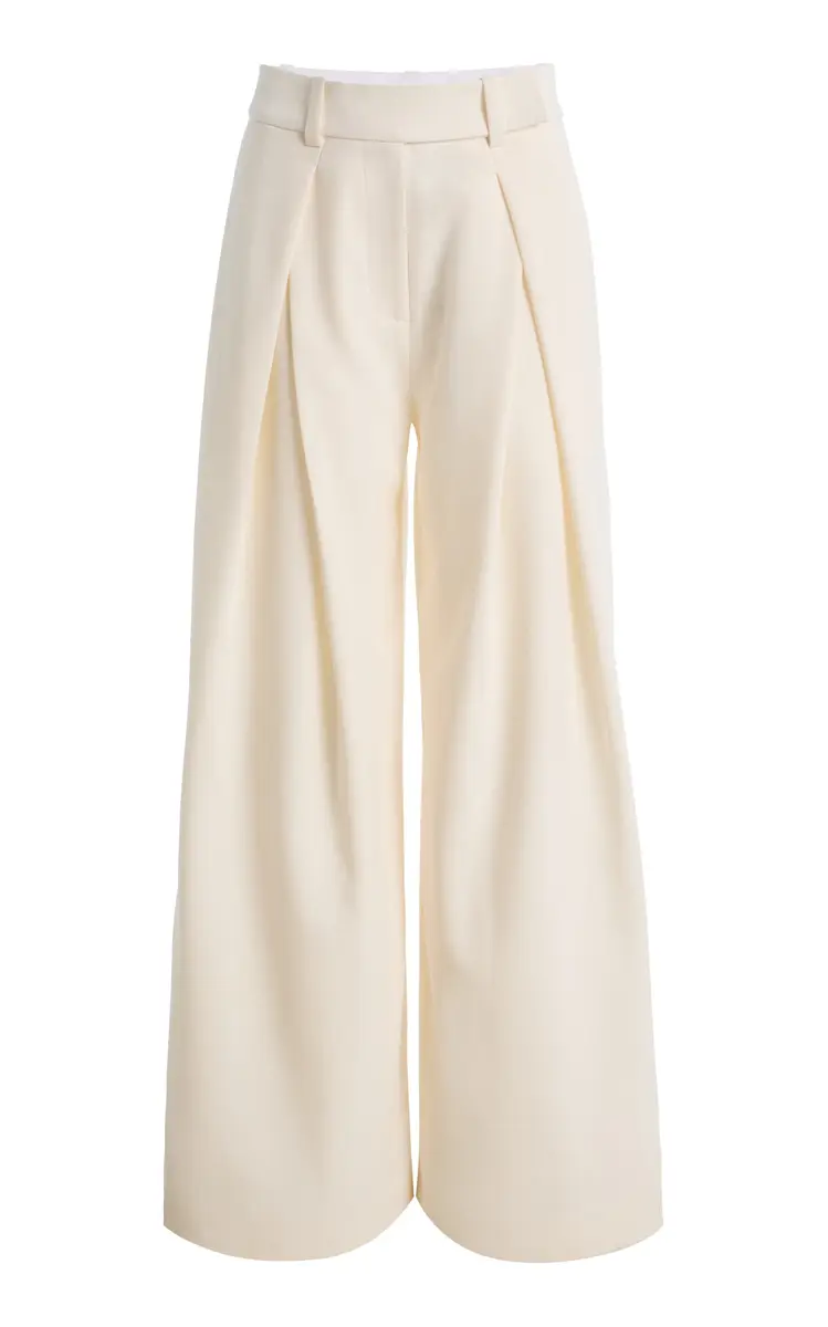 Favorite Daughter Pleats For Days Crepe Wide-Leg Pants | Image 1 Favorite Daughter Pleats For Days Crepe Wide-Leg Pants | Image 1