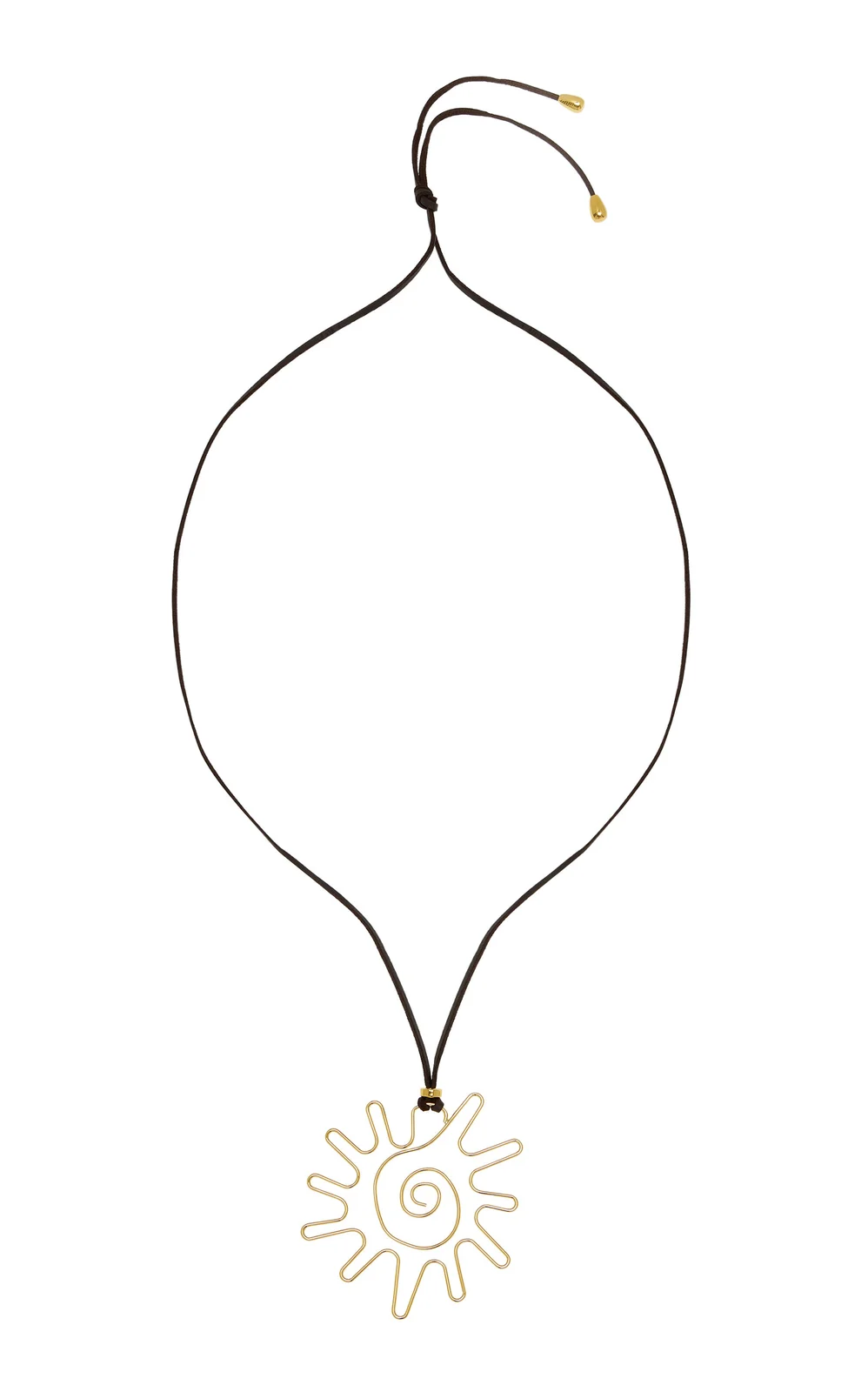 Sun 18K Gold Wrap Necklace