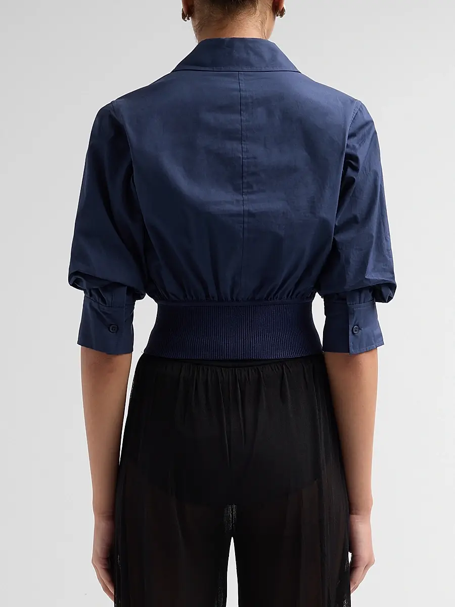 Simkhai Women's Stiles Cotton Poplin Shirt | Thumbnail 3