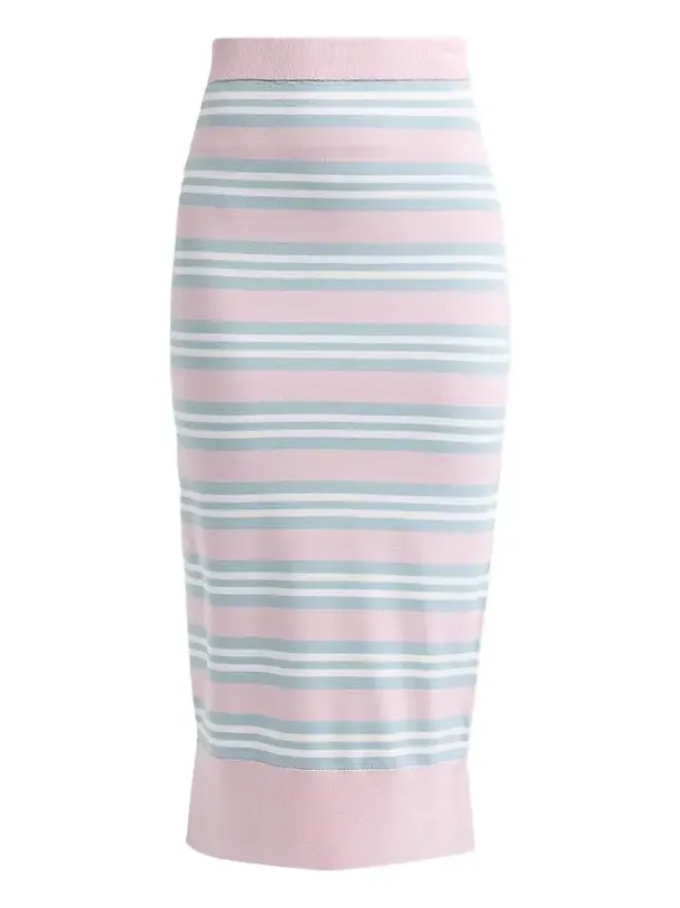 Women's Rosalyn Striped Knit Midi Pencil Skirt Women's Rosalyn Striped Knit Midi Pencil Skirt