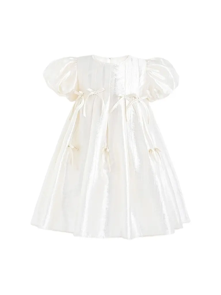 Mimi Tutu Little Girl's & Girl's Sena Dress - Beige | Image 1 Mimi Tutu Little Girl's & Girl's Sena Dress - Beige | Image 1