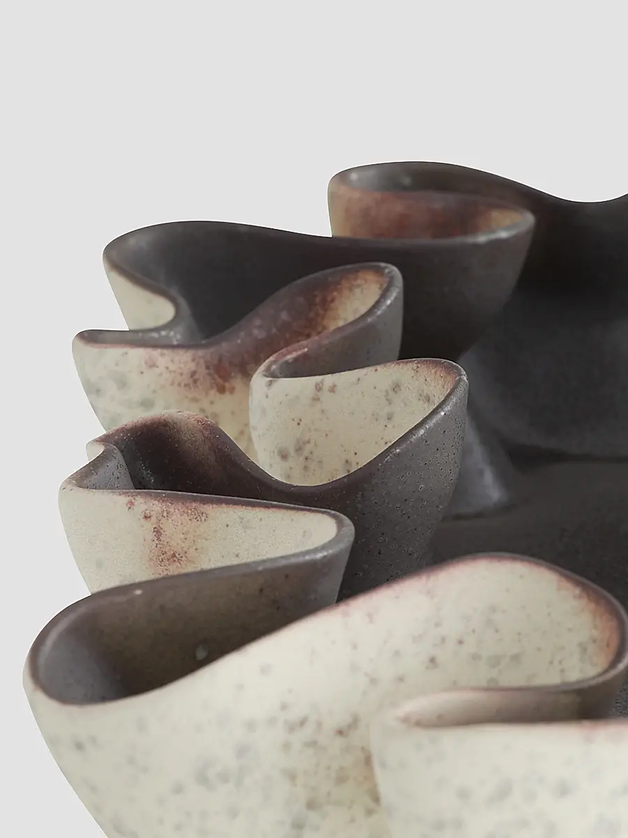 Arteriors Frontera Porcelain Coral-Inspired Reactive Glaze Centerpiece | Thumbnail 2 Arteriors Frontera Porcelain Coral-Inspired Reactive Glaze Centerpiece | Thumbnail 2