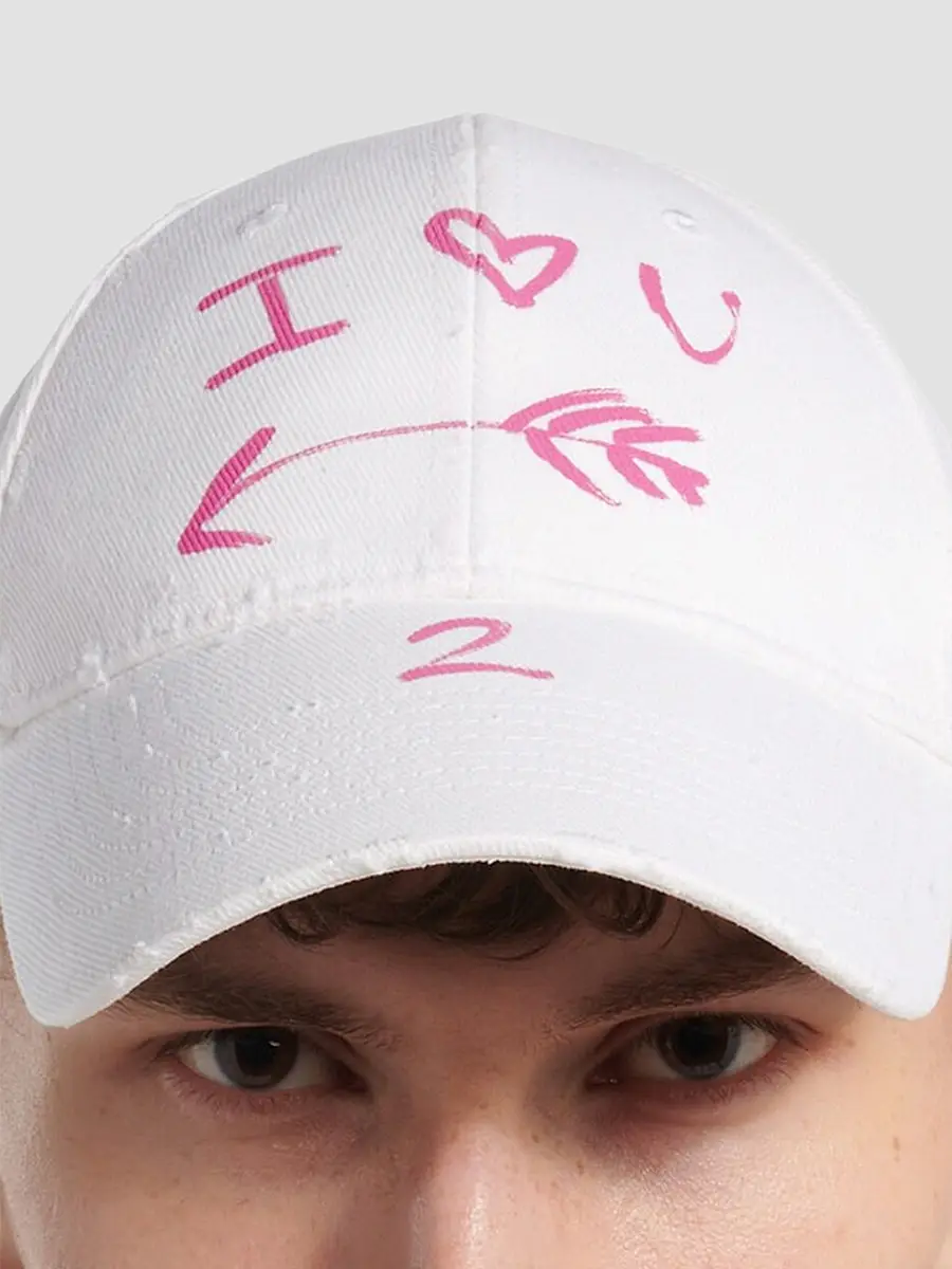 Balenciaga Men's I Love U Baseball Cap | Thumbnail 4