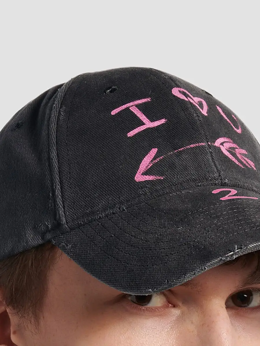 Balenciaga Men's I Love U Baseball Cap | Thumbnail 5 Balenciaga Men's I Love U Baseball Cap | Thumbnail 5