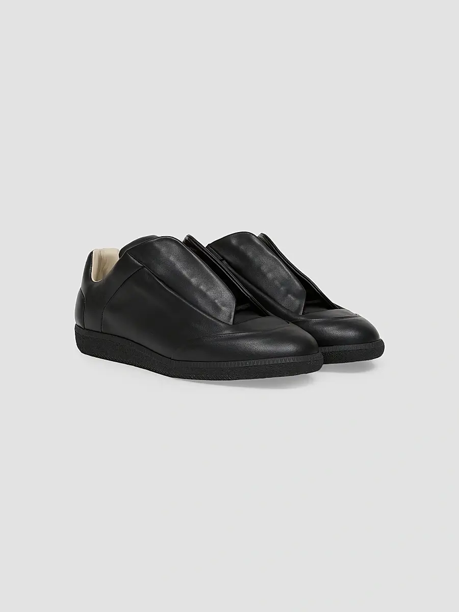 Maison Margiela Men's Future Low-Top Leather Sneakers | Thumbnail 2 Maison Margiela Men's Future Low-Top Leather Sneakers | Thumbnail 2