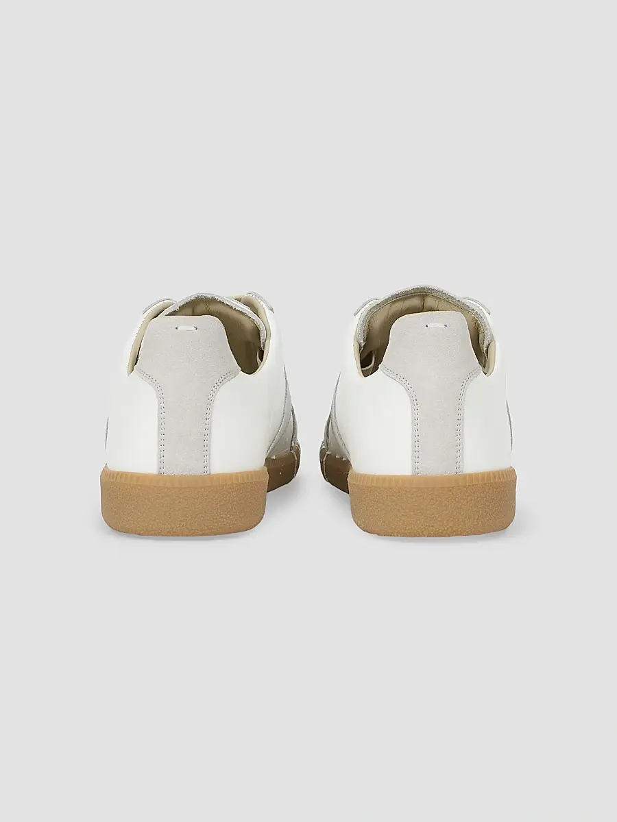 Maison Margiela Men's Replica Leather Low-Top Sneakers | Thumbnail 3 Maison Margiela Men's Replica Leather Low-Top Sneakers | Thumbnail 3