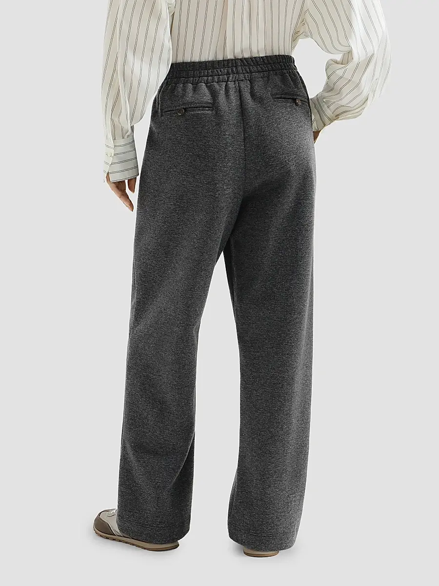 Brunello Cucinelli Women's Techno Cotton and Cashmere Interlock Track Sweatpants | Thumbnail 3 Brunello Cucinelli Women's Techno Cotton and Cashmere Interlock Track Sweatpants | Thumbnail 3