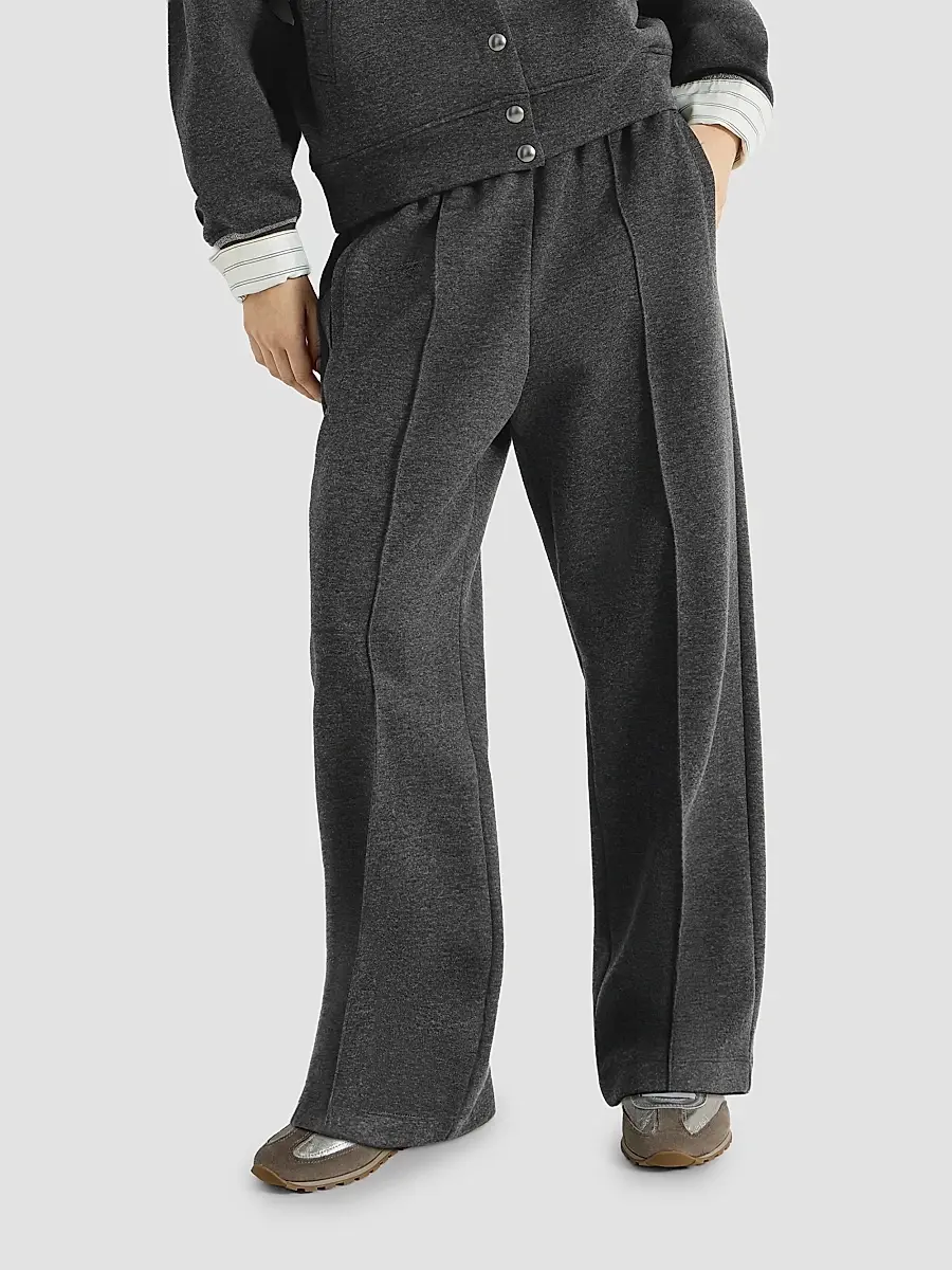 Brunello Cucinelli Women's Techno Cotton and Cashmere Interlock Track Sweatpants | Thumbnail 4 Brunello Cucinelli Women's Techno Cotton and Cashmere Interlock Track Sweatpants | Thumbnail 4