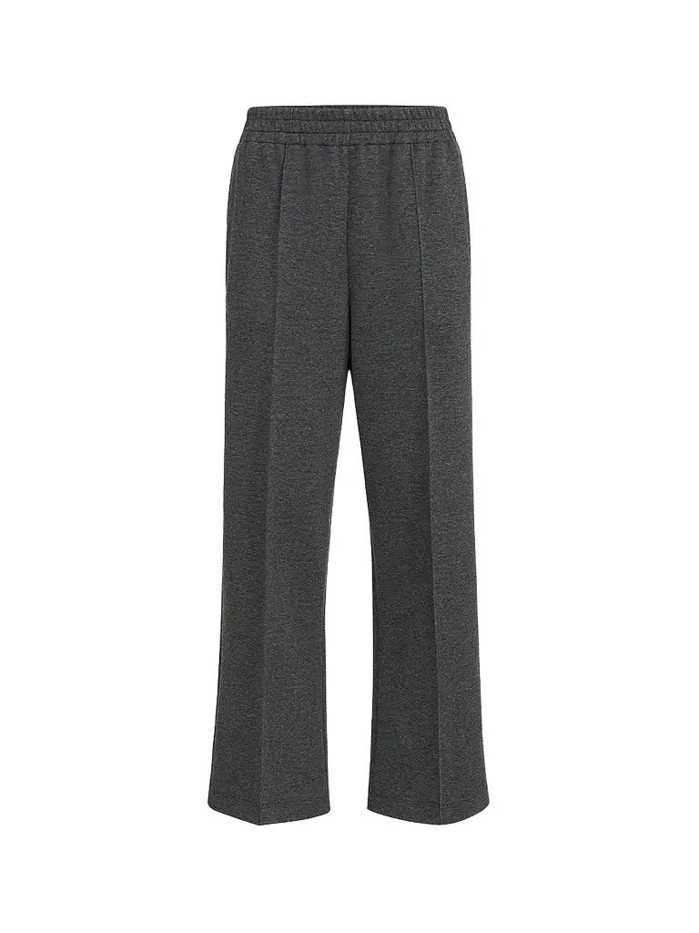 Brunello Cucinelli Women's Techno Cotton and Cashmere Interlock Track Sweatpants - Anthracite | Image 1 Brunello Cucinelli Women's Techno Cotton and Cashmere Interlock Track Sweatpants - Anthracite | Image 1