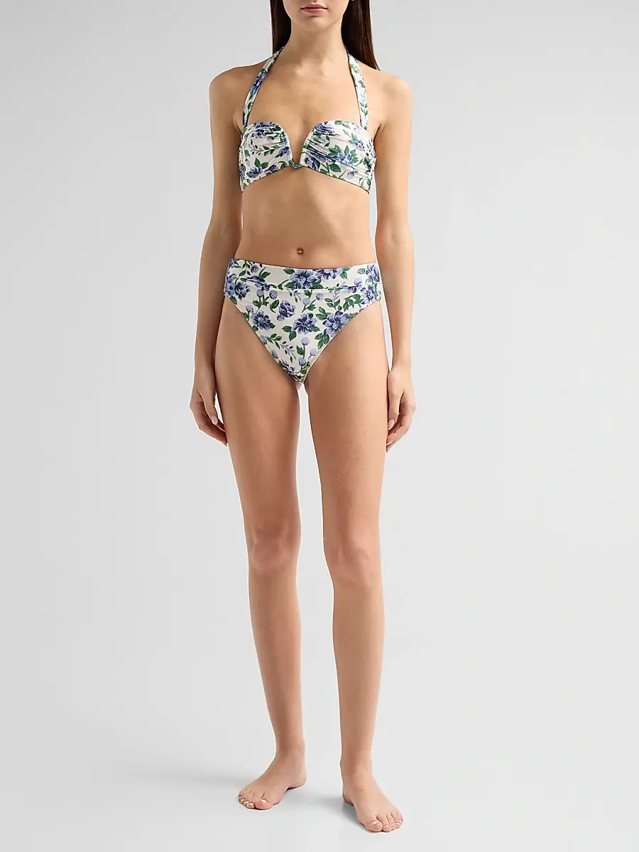 Peony Women's Enamour Mid-High-Cut Bikini Bottom | Thumbnail 2 Peony Women's Enamour Mid-High-Cut Bikini Bottom | Thumbnail 2