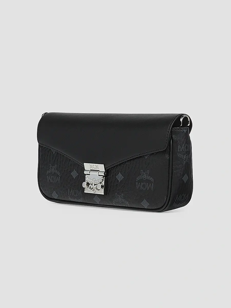 MCM Women's Mini Tracy Visetos Canvas & Leather Crossbody Bag | Thumbnail 4 MCM Women's Mini Tracy Visetos Canvas & Leather Crossbody Bag | Thumbnail 4