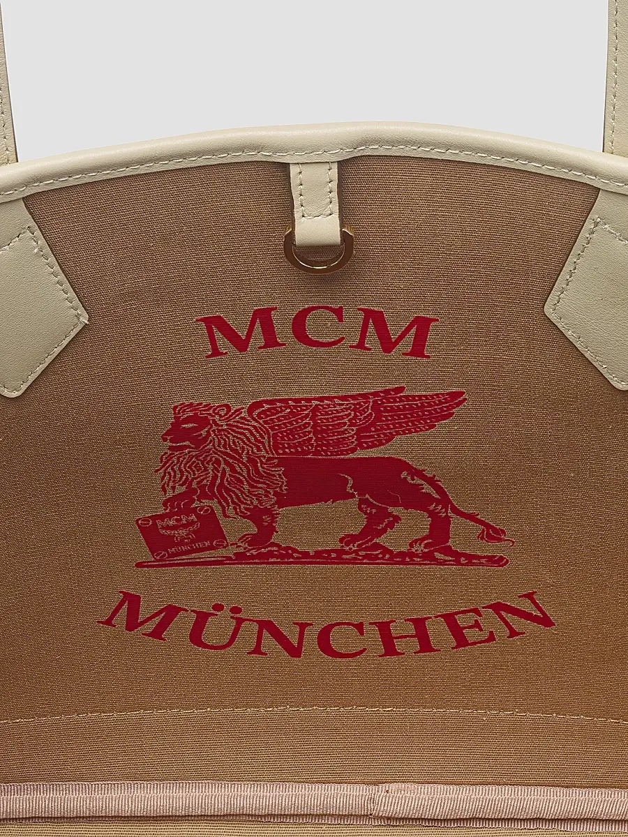 MCM Women's Small Liz Visetos Canvas Shopper Tote Bag | Thumbnail 3 MCM Women's Small Liz Visetos Canvas Shopper Tote Bag | Thumbnail 3