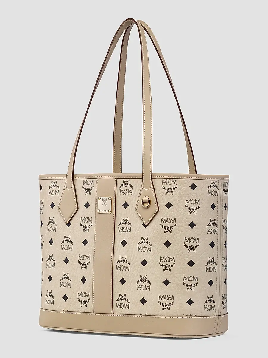 MCM Women's Small Liz Visetos Canvas Shopper Tote Bag | Thumbnail 5 MCM Women's Small Liz Visetos Canvas Shopper Tote Bag | Thumbnail 5