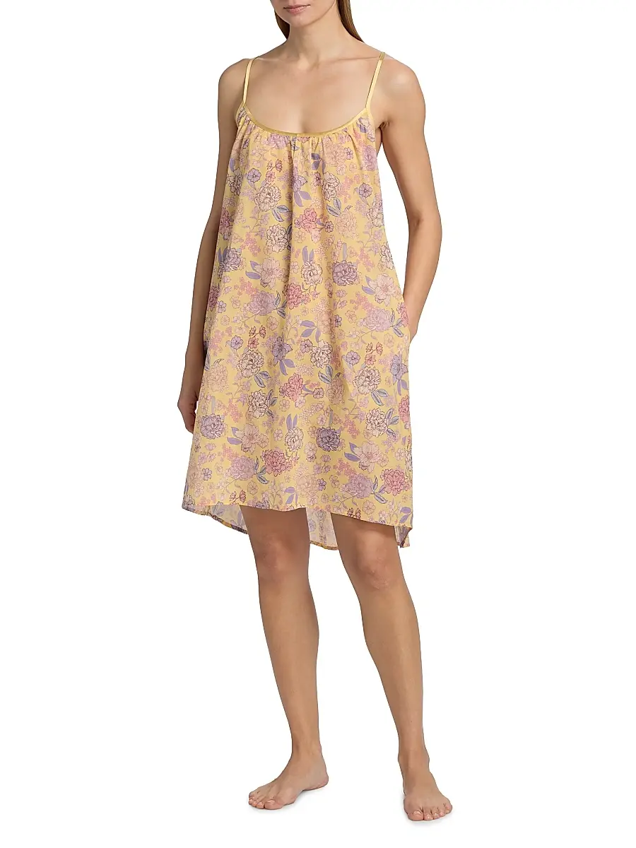 Papinelle Women's Karolina Floral Cotton Voile Nightie | Thumbnail 2