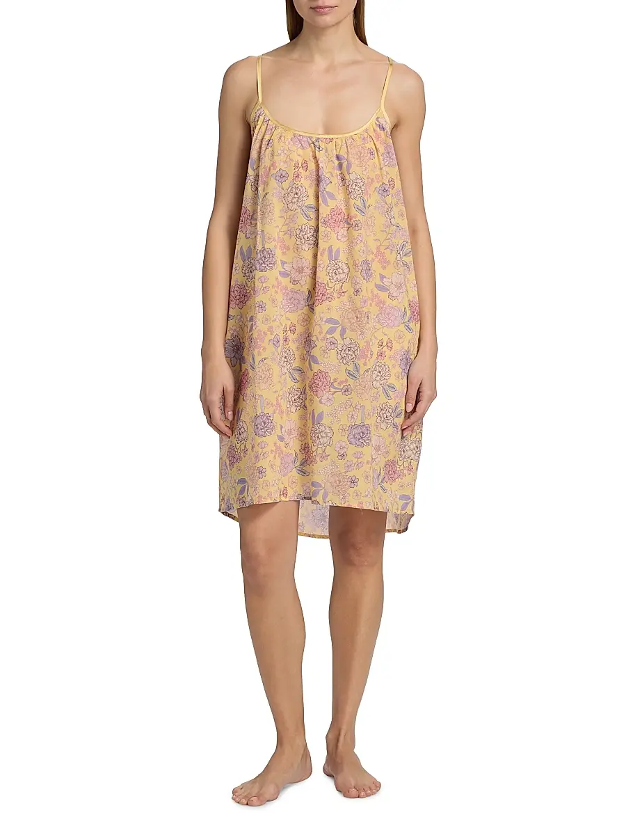 Papinelle Women's Karolina Floral Cotton Voile Nightie | Thumbnail 3
