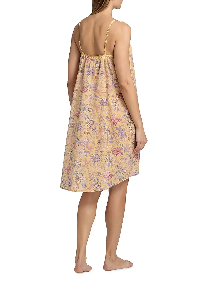 Papinelle Women's Karolina Floral Cotton Voile Nightie | Thumbnail 4