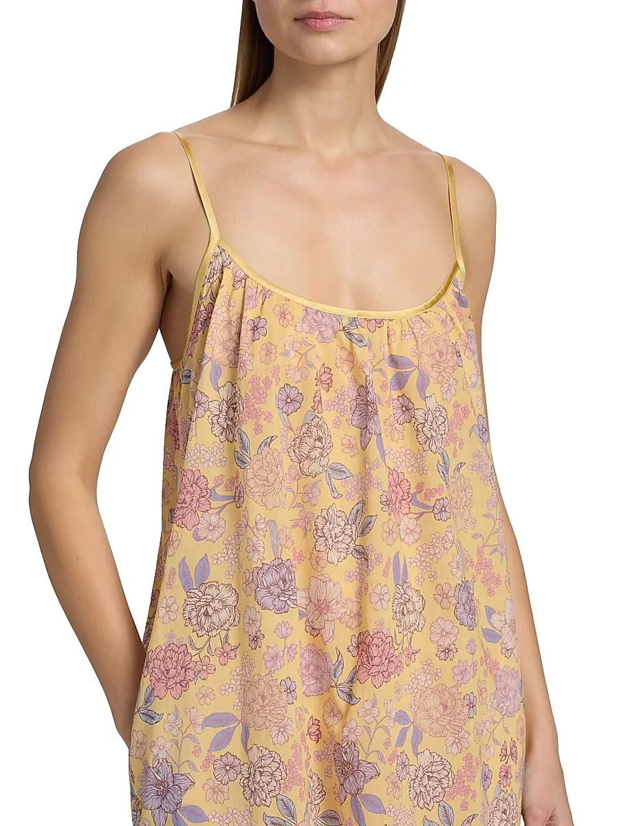Papinelle Women's Karolina Floral Cotton Voile Nightie | Thumbnail 5