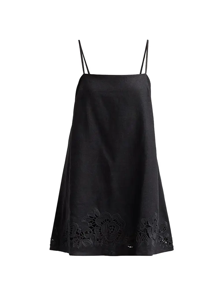 Peony Women's Enamour Holiday Mini Dress - Noir - Size Large | Image 1 Peony Women's Enamour Holiday Mini Dress - Noir - Size Large | Image 1