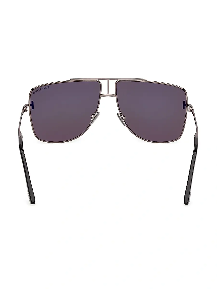 Tom Ford Men's Eliott-02 59MM Geometric Aviator Sunglasses | Thumbnail 5 Tom Ford Men's Eliott-02 59MM Geometric Aviator Sunglasses | Thumbnail 5