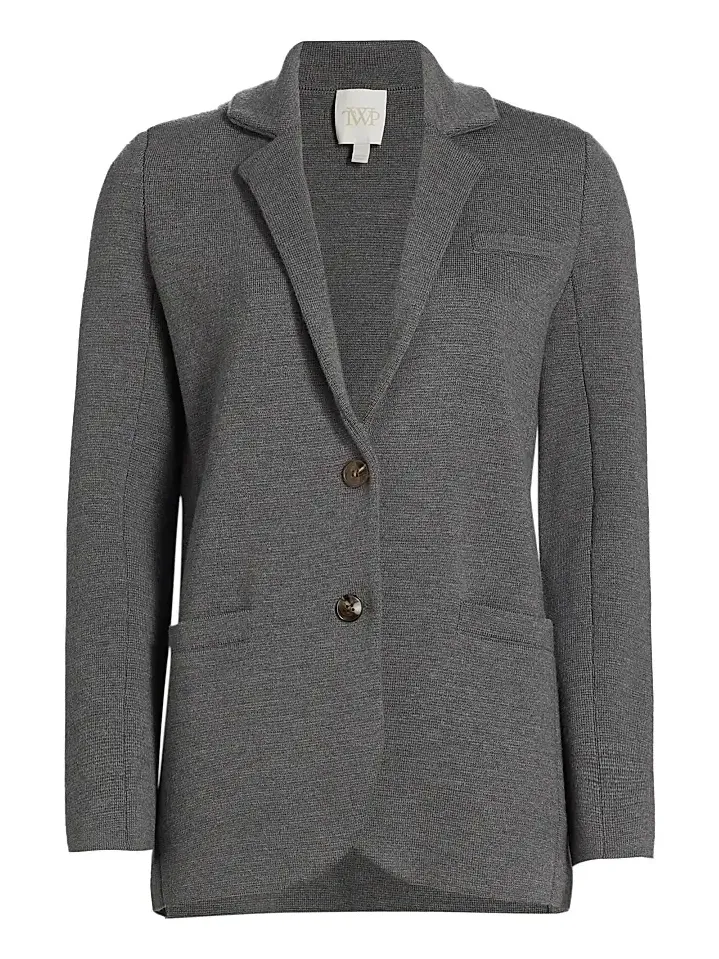 Women's Boyfriend Wool-Blend Blazer Women's Boyfriend Wool-Blend Blazer