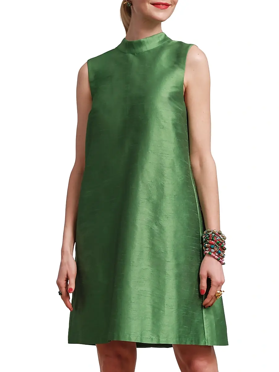 Frances Valentine Women's Diplomat Mock Turtleneck Dress | Image 1 Frances Valentine Women's Diplomat Mock Turtleneck Dress | Image 1