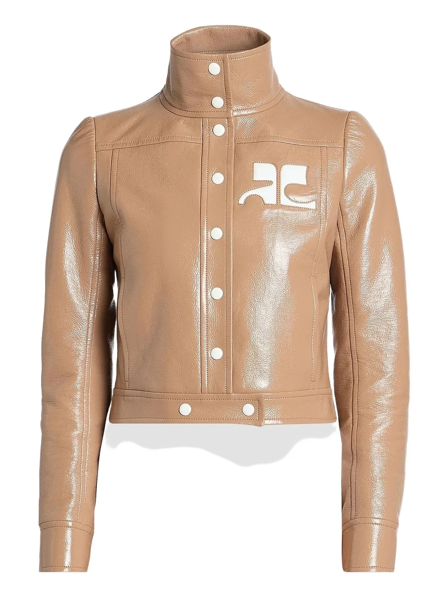 Women's Reedition Logo Vinyl Crop Jacket