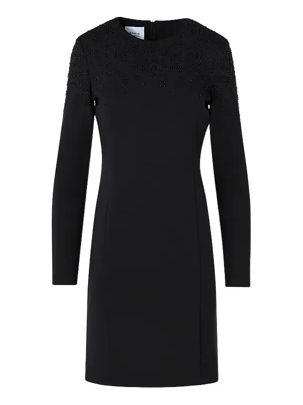 Women's Dice Pindot Embellishment Mini Dress Women's Dice Pindot Embellishment Mini Dress