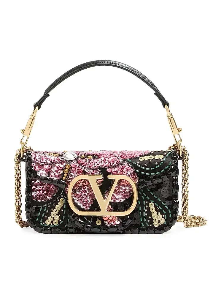 Women's Locò Small Embroidered Shoulder Bag Women's Locò Small Embroidered Shoulder Bag