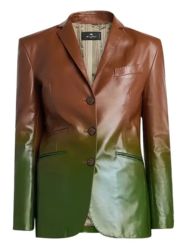 Etro Women's Gradient Leather Blazer