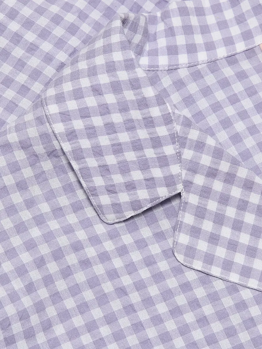 Papinelle Women's Seersucker Gingham Boxer Pajamas | Thumbnail 7 Papinelle Women's Seersucker Gingham Boxer Pajamas | Thumbnail 7