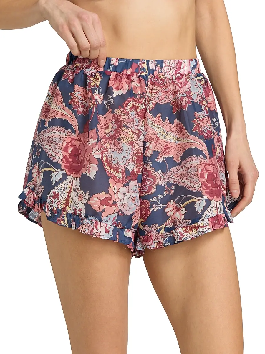 Papinelle Women's Ella Frill Boxer Pajamas | Thumbnail 4 Papinelle Women's Ella Frill Boxer Pajamas | Thumbnail 4