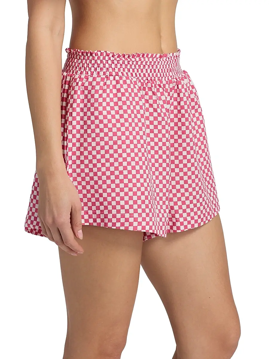 Papinelle Women's Anais Gathered Boxer Pajamas | Thumbnail 4 Papinelle Women's Anais Gathered Boxer Pajamas | Thumbnail 4
