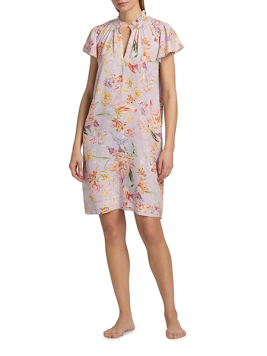 Papinelle Women's Bailey Flutter-Sleeve Nightie | Thumbnail 3 Papinelle Women's Bailey Flutter-Sleeve Nightie | Thumbnail 3