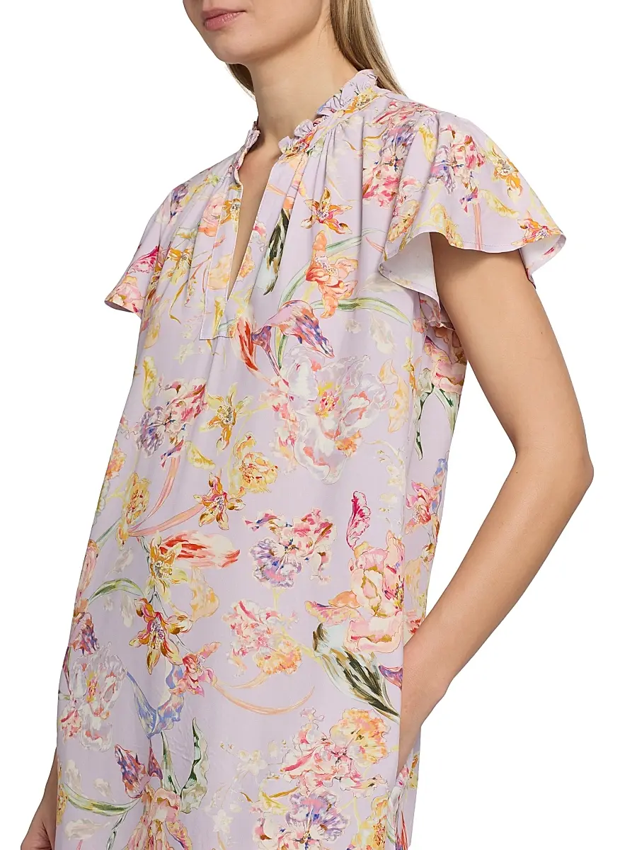 Papinelle Women's Bailey Flutter-Sleeve Nightie | Thumbnail 5 Papinelle Women's Bailey Flutter-Sleeve Nightie | Thumbnail 5