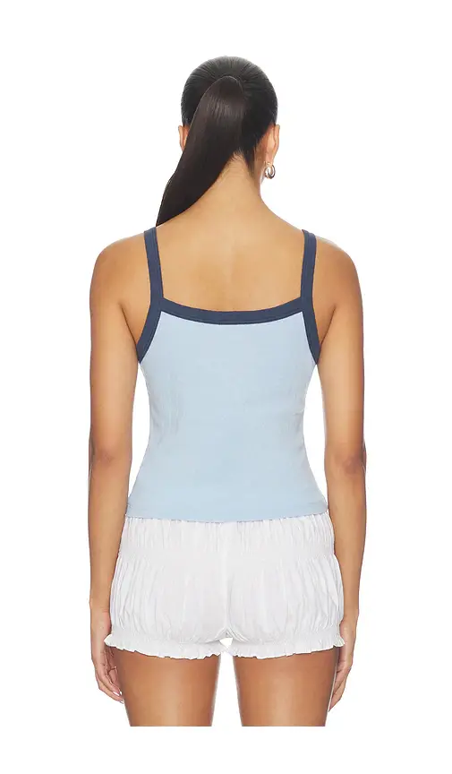 DAYDREAMER Siren Song Pointelle 90s Tank Top | Thumbnail 3