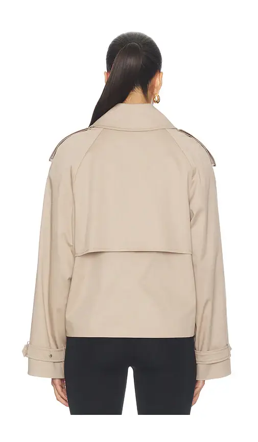 Anine Bing Rickie Cropped Trench | Thumbnail 4 Anine Bing Rickie Cropped Trench | Thumbnail 4