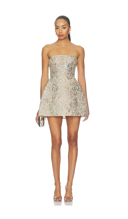 Bronx and Banco Venetian Maraya Strapless Mini Dress | Image 1 Bronx and Banco Venetian Maraya Strapless Mini Dress | Image 1